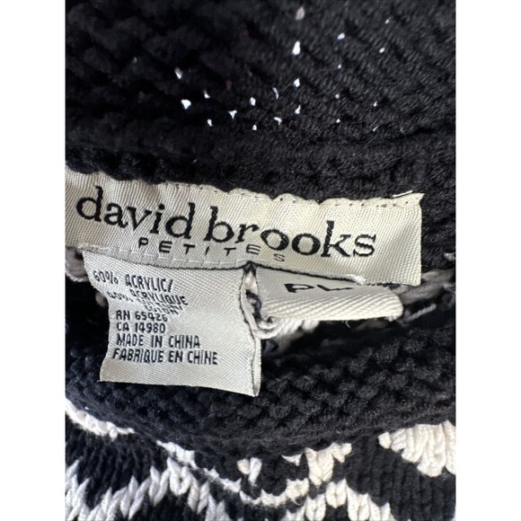 Vintage Roll Neck Snowflake Sweater By David Brooks Women’s‎ Petite Large - Picture 7 of 10